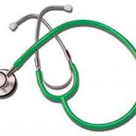 GF HEALTH PRODUCTS GF Health Products 400GR 22 in. Dual Head Stethoscope; Green 400GR
